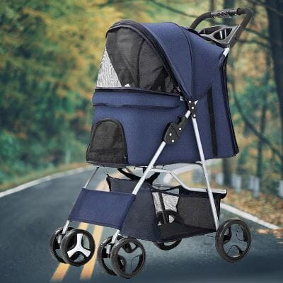 FoldableCartCat™ - Bleu lecoledeschats Bleu