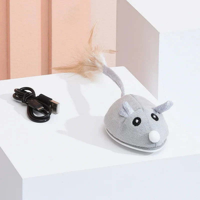 Jouet Chat - InteractiveCatToy™ - Souris lecoledeschats Gris